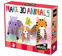 Headu Make 3D Animals Unisexe Enfant, Multicolore, Taille Unique