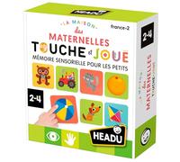 Jeu écriture et lettres La Maison des Maternelles Touche et Joue Mémoire sensorielle pour les petits
