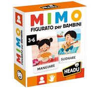 HEADU - Mimo des Actions pour Les Enfants - Émotions, Lexique et Coordination Corporelle | Jeu éducatif Enfants 3-6 Ans, Apprendre Langue Non Verbale, Idée Cadeau Noël Pâques, Fabriqué en Italie