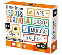 HEADU - Mon Premier Lire et écrire, j'apprends à Lire et écrire à Trois Ans, Un Jeu éducatif pour Les Enfants de 3 à 6 Ans, fabriqué en Italie