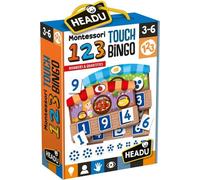 headu - 123 Montessori Touch Bingo, Multicolore (it21109) Multicolore G