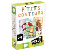 HEADU - P'Tits Conteurs - Raconte, Invente Et Joue | Jeu Educatif 2 3 4 5 Ans, Jeux en Boîte pour Enfants, Cadeau Enfants, Cadeau Fille, Cadeau Garçon, Made in Italy