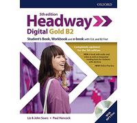 Headway 5e Digital Gold B2 Students Book Workbook Without Key Pack (Italy)
