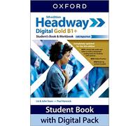 Headway 5e Gold B1+ Student Book Work Book with Key with Dig Pack (Italy)