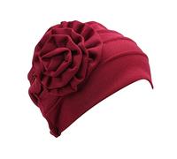 Headwear Lotus Turban Bandeau Femme, Foulard Cheveux Femme, Bonnet Cheveux Nuit,Turban Chimio,Bonnet ÉLastique Chimio Femme,Musulmane Bandana Cheveux, Bonnet Turban Femme avec Fleur Chimio Bandeau
