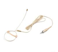 Headworn Microphone Beige 4mm Capsule Hands-Free(B(For Sennheiser)) | Omnidirectional pickup, clear vocal transmission, noise reduction, beige skin-tone blend, hands-free operation