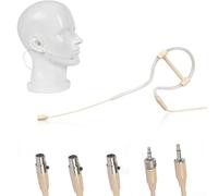 Headworn Microphone Beige 4mm Capsule Hands-Free(C) | Omnidirectional pickup, clear vocal transmission, noise reduction, beige skin-tone blend, hands-free operation