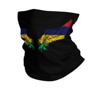 Headwrap Joli Drapeau De L'Île Maurice Couvre-Chef Séchage Rapide Chapeaux Demi-Visage pour Randonnée, Ski, Course À Pied