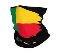 Headwrap Texte Drôle sur Le Drapeau du Bénin Bandeau Magique Séchage Rapide Echarpe Tête Pirate pour Ski, Course À Pied, Extérieur