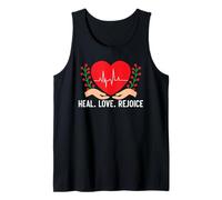 Heal Love Rejoice Infirmière médicale de Noël Débardeur