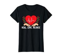 Heal Love Rejoice Infirmière médicale de Noël T-Shirt