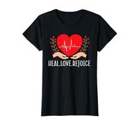 Heal Love Rejoice Infirmière médicale de Noël T-Shirt