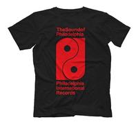 HEAL TH SHOE PAD Philadelphia International Records T-Shirt 100% Cotton Disco Tsop Soul Philly Black S