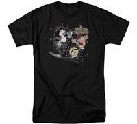 HEAL TH SHOE PAD The Grim Adventures of Billy & Mandy Splatter Cast Adult T-Shirt Black M
