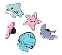 HEALANAN 5PCS Broche Animaux Marins Adorables en Alliage Multi-Usage pour Vêtements et Accessoires, Sash, Christmas