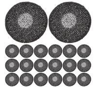 HEALANAN Coussinets d'écouteurs de Rechange en Mousse, 100 pièces, faciles à Installer, Noirs, pour écouteurs, Protection des Oreilles