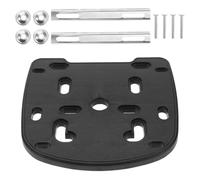 HEALANAN Platine de Fixation pour Top Case Moto et Sacoche Arrière, Support Universel Épais 1 Set avec Vis et Bande de Pression, Base Stable pour Porte-Bagages Arrière
