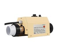 HEALBYBLE 2KW 3KW Chauffe-Piscine Spa Chauffe-Eau électrique Pompe Baignoire Piscine Bain à remous équipement Chauffe-Eau Thermostat(2KW)