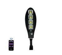 HEALBYBLE 500 Watts LED lumière solaire lampe extérieure alimentée par la du soleil étanche PIR capteur de mouvement réverbère for décoration jardin,Économie d'énergie(3)