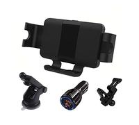 HEALBYBLE Chargeurs sans Fil, Chargeur de Voiture Rapide 20W for Support d'aspiration Ventilation d'écran Pliable téléphone,Compatibilité Universelle(D)