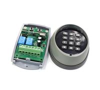 HEALBYBLE Clavier et récepteur sans Fil 433.92MHZ, utilisés for ouvre-Porte Automatique/Garage/balançoire/coulissante,ConçU pour Un Service Durable(1pcs-02)