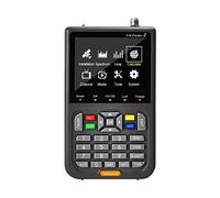 HEALBYBLE Compteur de Signal Satellite numérique amélioré TV DVB-S/S2/S2X récepteur détecteur Sat 4000mAh détecteur de Signal Satellite de Grande capacité,Longue Veille