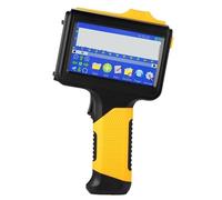 HEALBYBLE Imprimantes Jet d'encre Portables 12,7 mm à séchage Rapide for Codage Code-Barres, étiquettes, textes, Logos et numéros,Fonctionnement Fluide(Giallo)