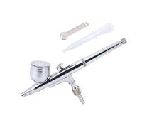 HEALBYBLE Pistolet aérographe à double action alimentation par gravité de 0,3 mm for la pulvérisation peinture sur maquettes d'art et d'artisanat,Haute efficacité(Spray Gun)