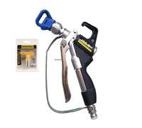 HEALBYBLE Pistolet pulvérisateur de peinture mural portable haute pression, électrique, sans air, avec protection buse et pompe,Revêtement uniforme(B)