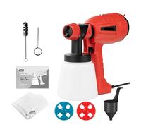 HEALBYBLE Pistolet pulvérisateur électrique 800 ml, outils haute puissance, de peinture, pistolet rouge for voiture et ménage,Revêtement uniforme