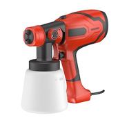 HEALBYBLE Pistolet pulvérisateur électrique professionnel au lithium for peinture automobile, automatique for latex et huile,Haute efficacité(Rot)