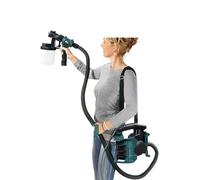 HEALBYBLE Pulvérisateur de peinture électrique professionnel, pistolet pulvérisateur à haute atomisation for au latex, usage domestique,Haute efficacité