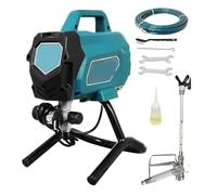 HEALBYBLE Pulvérisateur de peinture sans air 0,32 GPM for la maison haute efficacité 3300 psi électrique 750 W,Revêtement uniforme