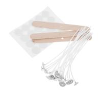 HEALEEP 1 Ensemble Kit de Fabrication de Bougies DIY de Mèches Coton pour Bougies Parfumées Autocollants pour Relaxation à Bureau ou Spa