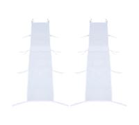 HEALEEP 1 Ensemble Toile de Tente Imperméable Système Intégré de Drainage d'eau et Gouttière en U Élargie pour Événements en Plein Air et Fêtes 2 Pièces
