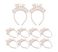 HEALEEP 10 Pièces Serrage-tête avec Paillettes D'anniversaire Espagnol en Plastique Effet Tridimensionnel Confortable et Thème Fête Espagnole pour Filles et Femmes
