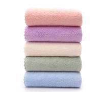 HEALEEP 10pcs Serviettes Microfibre Visage Démaquillantes Ultra Douces en Polyester, Lavables en Machine, Portables, pour Femmes, Usage Quotidien Bain Couleur Aléatoire Style Aléatoire