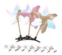 HEALEEP 11 Pièces Barrettes Cheveux Fille Moulin à Vent Paillettes Colorées Accessoires Mignons Légers pour Garçon Fille et Adolescentes