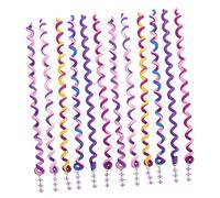 HEALEEP 12 pièces Accessoires de Coiffure Braid Clips pour Filles Outils de Coiffure Spiralés Colorés pour Créer des Styles de Cheveux
