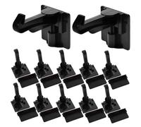 HEALEEP 12Pièces Lot de Verrous Invisibles pour Armoires Tiroirs Faciles à Installer Perçage Protection Garçon Fille pour Loquets à Épreuve des Bébés Adhésifs
