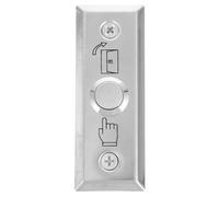 HEALEEP 1ensemble Plaque Murale Bouton Poussoir Sortie pour Contrôle Accès Interrupteur et Simple à Installer Compatible Sonnette et Sécurité Porte Entrée Usage Bureau et Commerce