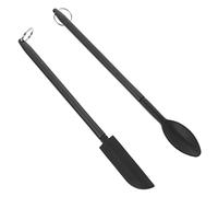 HEALEEP 1Ensemble Set de Spatules Silicone Mini Scoop Cosmétique avec Poignée Ergonomique Ustensiles de Cuisine Multi Usage pour Maquillage et Pâtisserie pour Restaurants Cafés