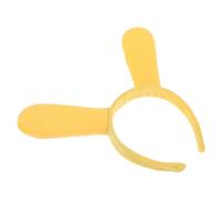 HEALEEP 1pièce Serre-tête Lapin Jaune Amusant Bandeau Oreilles de Lapin pour Déguisement Accessoire Fête Carnaval Costume Adulte Décor Animal Mignon pour Anniversaire