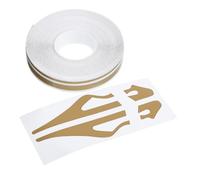 HEALEEP 1rouleau Roll Car Body Sticker Autocollant Adhésif pour Voitures Décalcomanie Élégante Doré pour Personnaliser Votre Véhicule Facile à Appliquer Et Résistant Aux