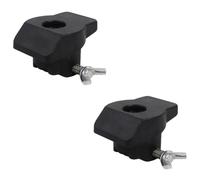HEALEEP 2 Pièces Accessoire de Guide de Ponçage Meulage, Positionneur de Meulage en Acier au Carbone Noir, Réglage 90°/45°, pour Mini Perceuse, Installation Facile, Contrôle Accru