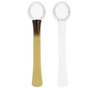 HEALEEP 2 pièces Barre Application de Crème pour Yeux Outil de Massage pour Yeux Applicateur de Lotion pour Soins Peau Portable et Pratique Améliore Gonflement Fatigue Oculaire