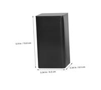 HEALEEP 2 Pièces Boîte à Thé Étain avec Couvercles Hermétiques Conteneurs Miniatures Carrés pour Épices Café Sucre et Rangement Compact Polyvalent