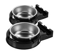 HEALEEP 2 pièces Cendrier Mural Acier Inoxydable Support Mural Gain de Place Cendrier Multifonction pour Toilettes Salle de Bain Maison Bureau et Espaces Commerciaux