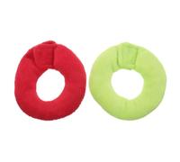 HEALEEP 2 Pièces Collier Anti-léchage Collier pour Cobaye Anti-Morsure Réglable en PP Coton et Peluche, pour Cochon d'Inde, Perroquet, Après Opération, Propriétaires d'animaux