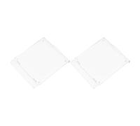 HEALEEP 2 Pièces Couvercle de Thermostat en Plastique pour Climatisation Centrale Type 86, Protection Murale avec Installation Facile, Adapté aux Bureaux et Espaces Intérieurs